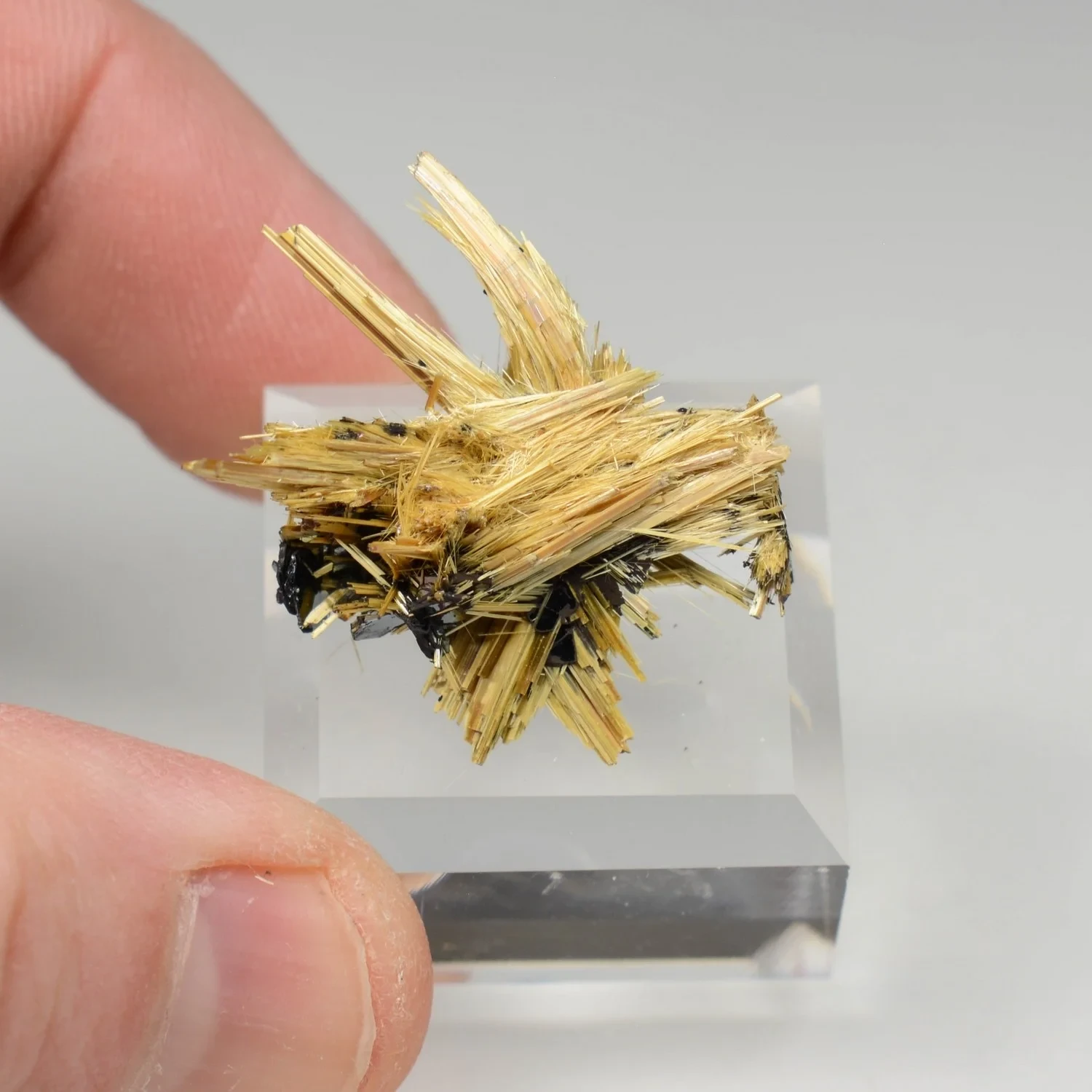 Rutile et hématite - Novo Horizonte, Bahia, Brésil